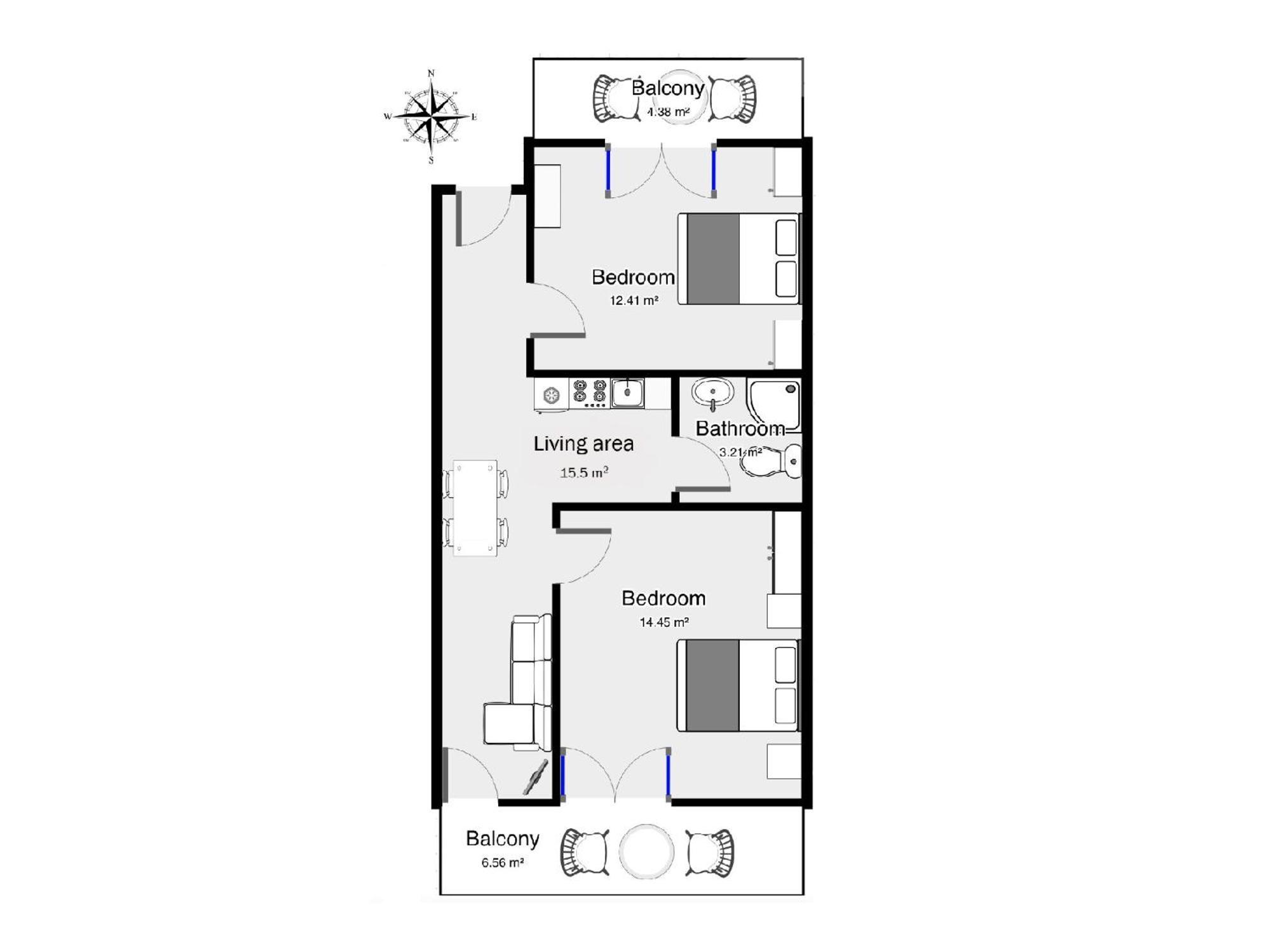 Villa Mily Baska Voda Room photo